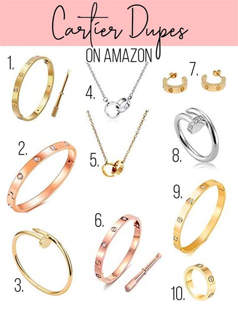 best amazon cartier ring dupes|cartier love earrings dupe amazon.